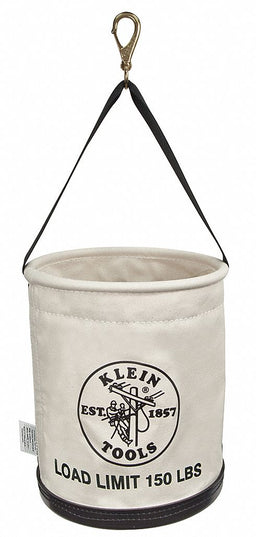 Bucket Bag Canvas Straight Wall OffWhite
