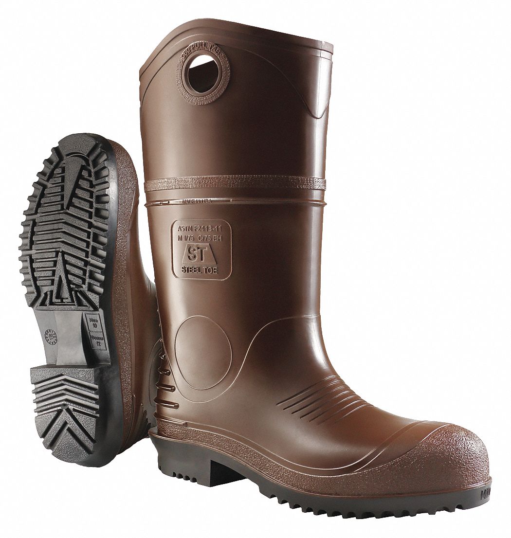 Rubber Boot Men s 8 Knee Brown PR