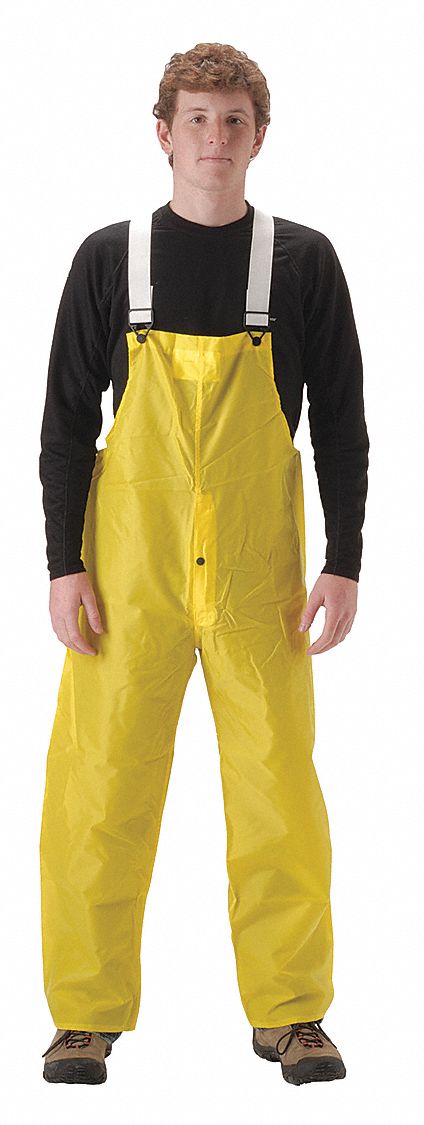 Rain Bib Overall Unrated Yellow L