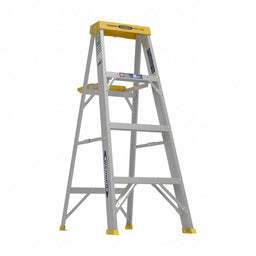 Stepladder Aluminum 4 ft H 225 lb Cap.