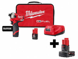 Impact Driver Kit 1/4 in Hex Drive 12VDC