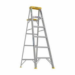 Stepladder Aluminum 6 ft H 225 lb Cap.