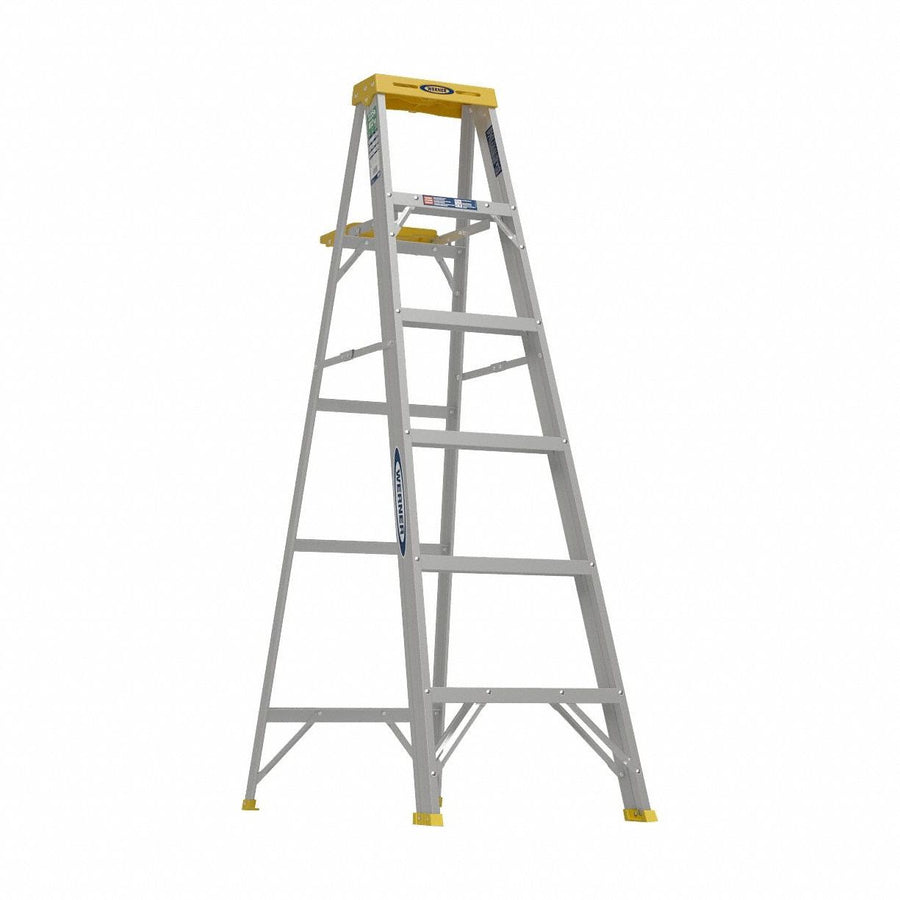 Stepladder Aluminum 6 ft H 225 lb Cap.