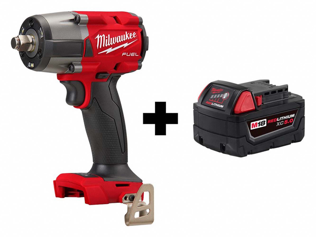 Mid-Torque Impact Wrench 1/2 Cordless