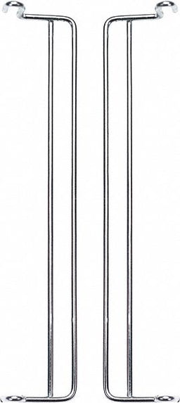 Stacking Bracket Silver 4 11/16 in Steel