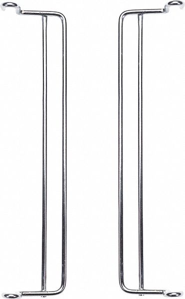 Stacking Bracket Slvr 8 1/4 in Steel PR1