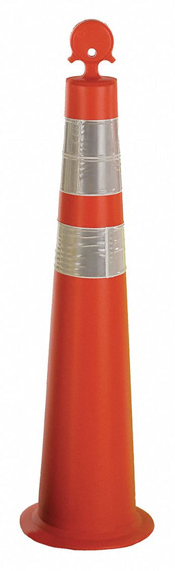 Channelizer Cone with Collar 42inH Ornge
