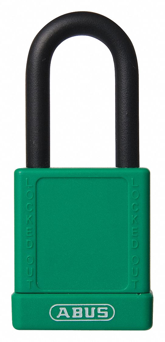 Lockout Padlock KA Green 1-3/4 H