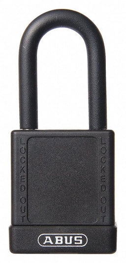 Lockout Padlock KD Black 1-3/4 H