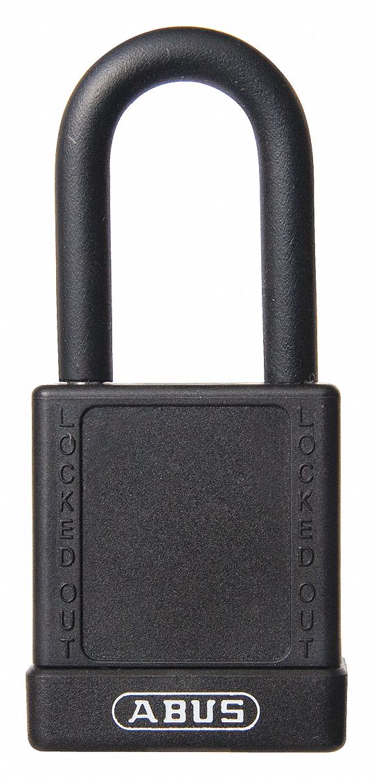 Lockout Padlock KA Black 1-3/4 H