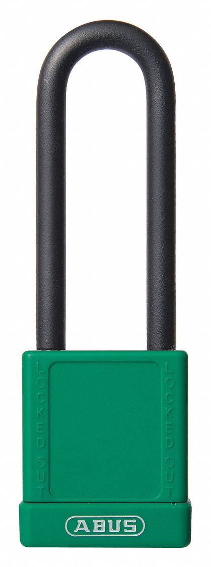 Lockout Padlock KA Green 1-3/4 H