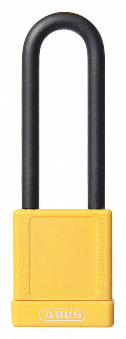 Lockout Padlock KA Yellow 1-3/4 H