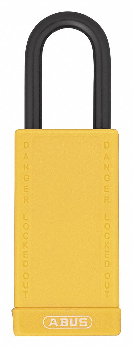 Lockout Padlock KA Yellow 3 H