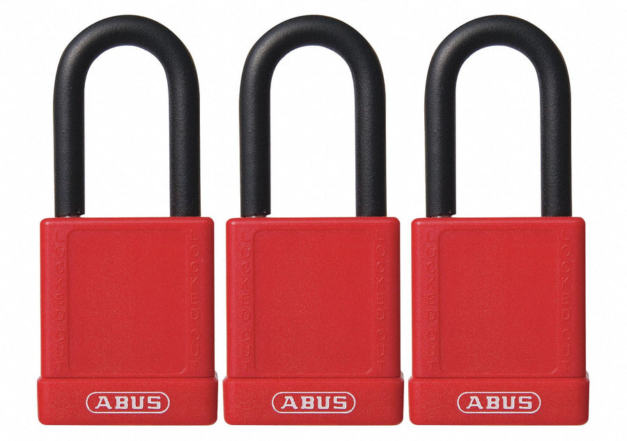 Lockout Padlock KA Red 1-3/4 H PK3