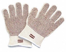 Knit Glove Mens Cream Nitrile/Knit PR