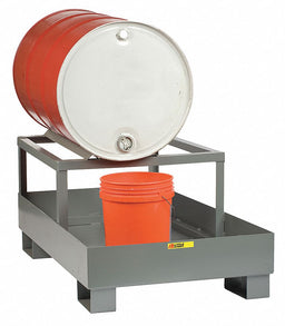 Spill Control Platform w/Drum Rack 33gal