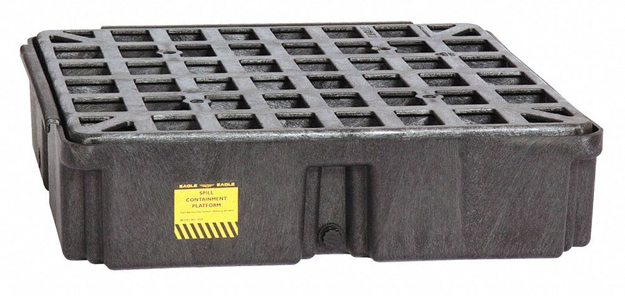 Spill Platform w/Drain 15 gal 1 Drum