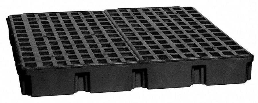 Spill Platform w/Drain 60.5 gal 4 Drum
