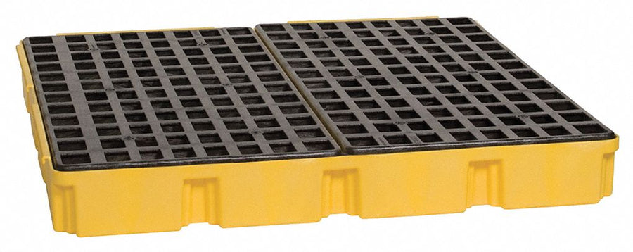 Spill Platform w/Drain 60.5 gal 4 Drum