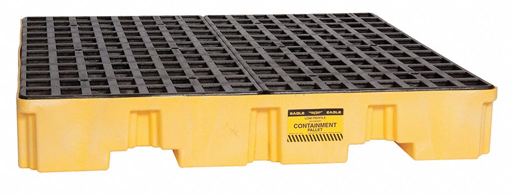 Spill Pallet w/o Drain 66 gal 4 Drum