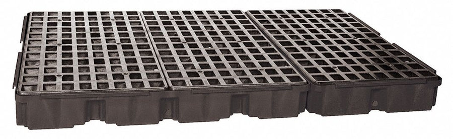 Spill Platform w/Drain 88 gal 6 Drum