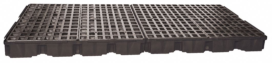 Spill Platform w/Drain 120 gal 8 Drum