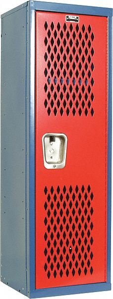 Lckr 1x1Lckr Red/Blue 48 x15 x15 UnAssm