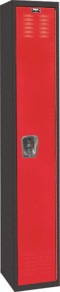 Lckr 1x1Lckr Red/Blk 72 x12 x18 Assm