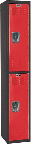 Lckr 2x1Lckr Red/Blk 72 x12 x18 Assm