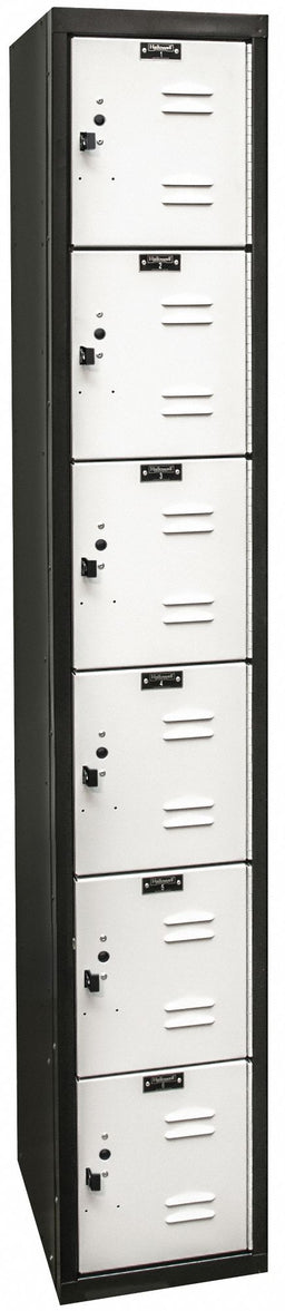 Lckr 6x1Lckr LtGray/Blk 72 x12 x18 Assm