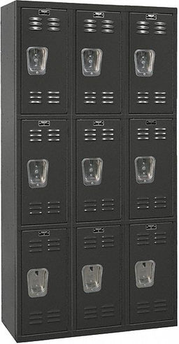 Lckr 3x3Lckr Black 72 x36 x18 UnAssm