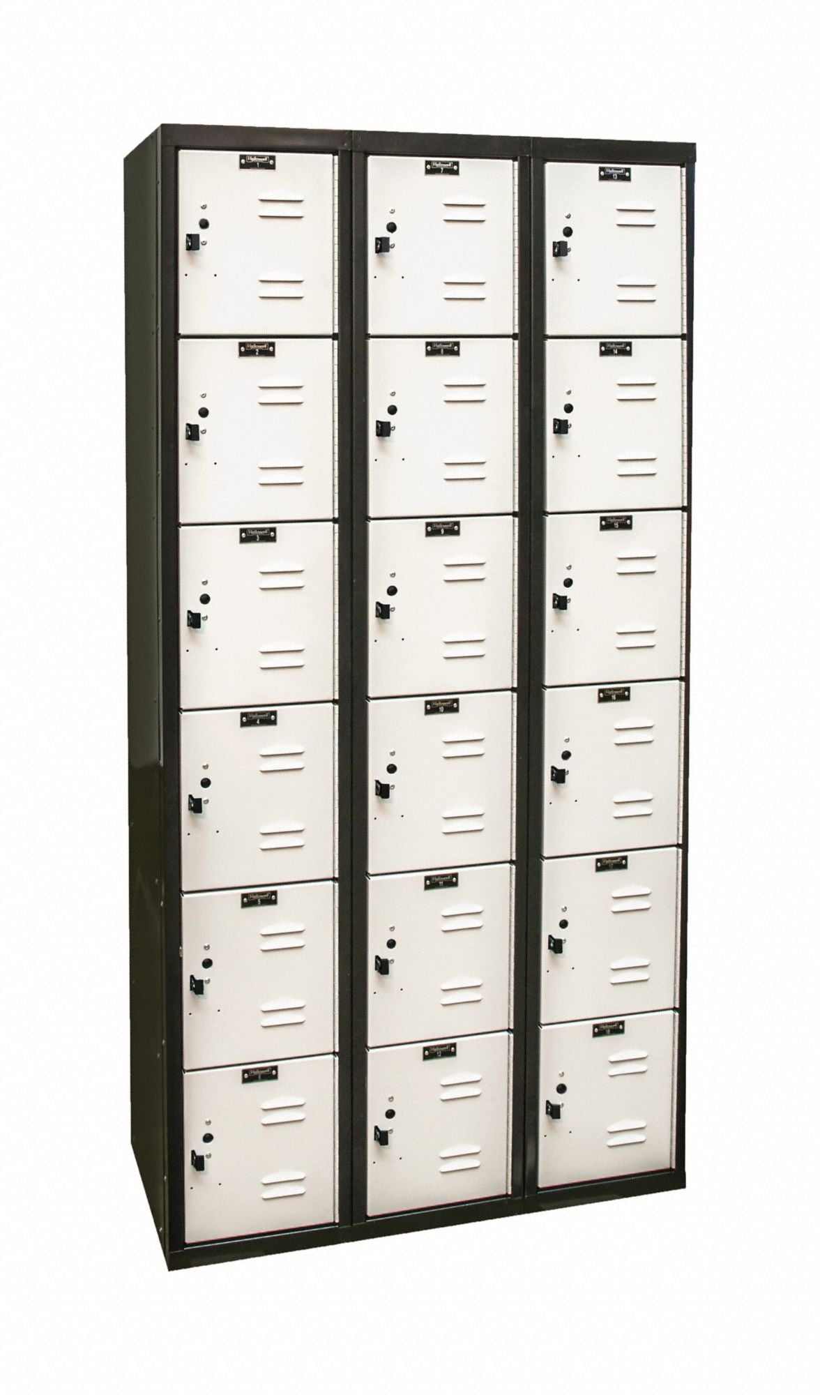 Lckr 6x3Lckr LGry/Blk 72 x36 x18 UnAssm