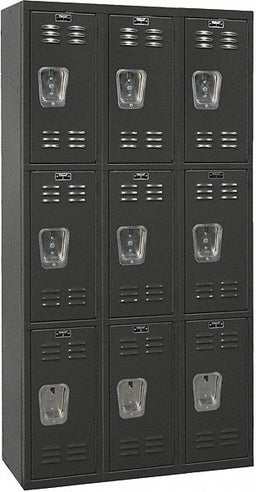 Lckr 3x3Lckr Black 72 x36 x18 Assm