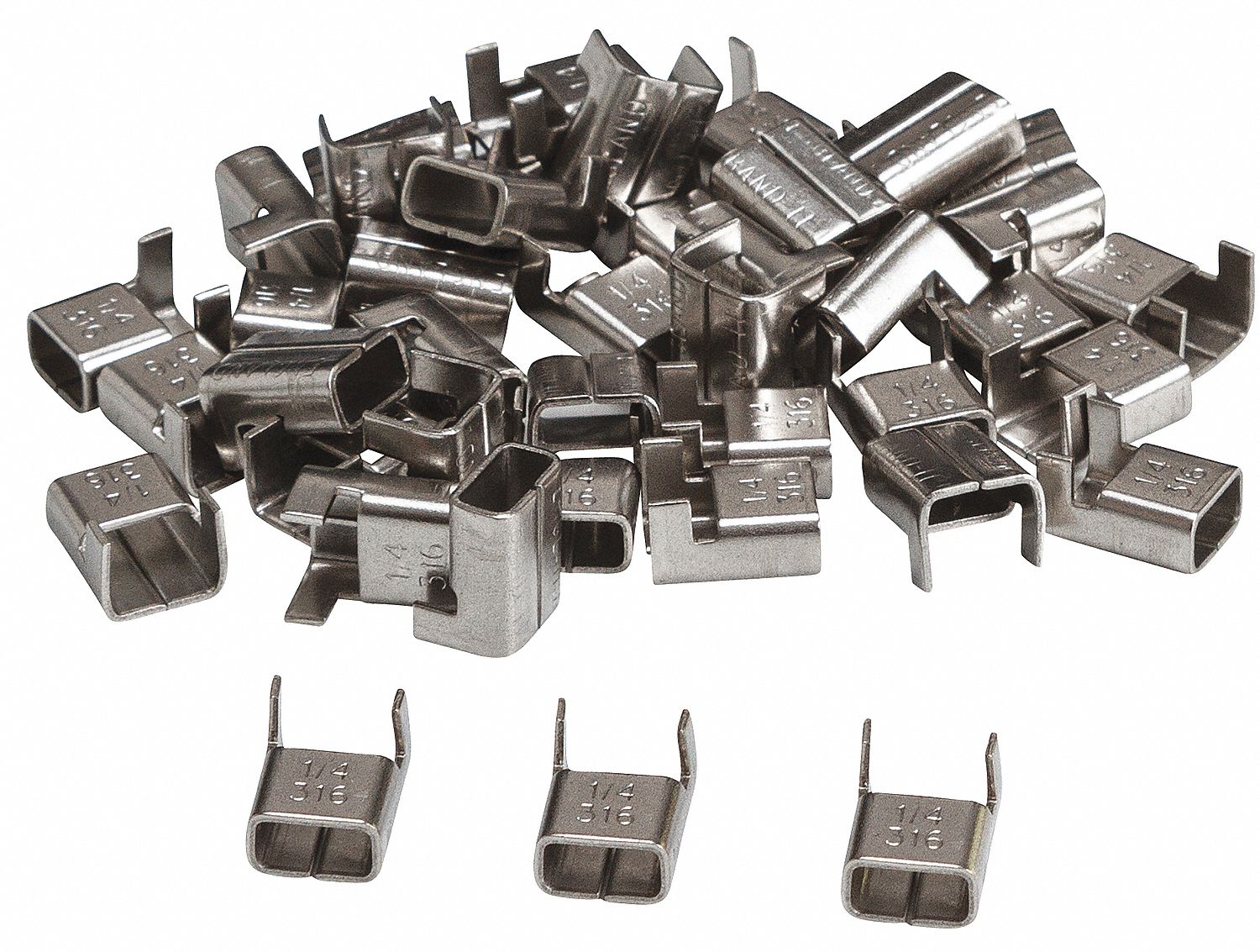 Banding Head SS 1/4 PK100