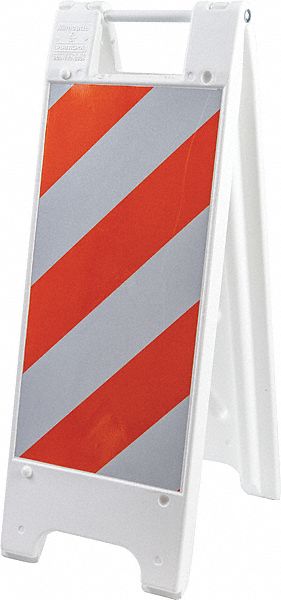 Barricade Reflective Orange/White 36inH