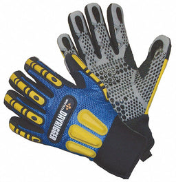 Impact Gloves 3XL Blue/Blk/Gray/Yllw PR