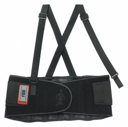 Back Support Black Spandex 2XL