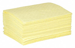 Absorbent Pad Chem/Hazmat Yellow PK50