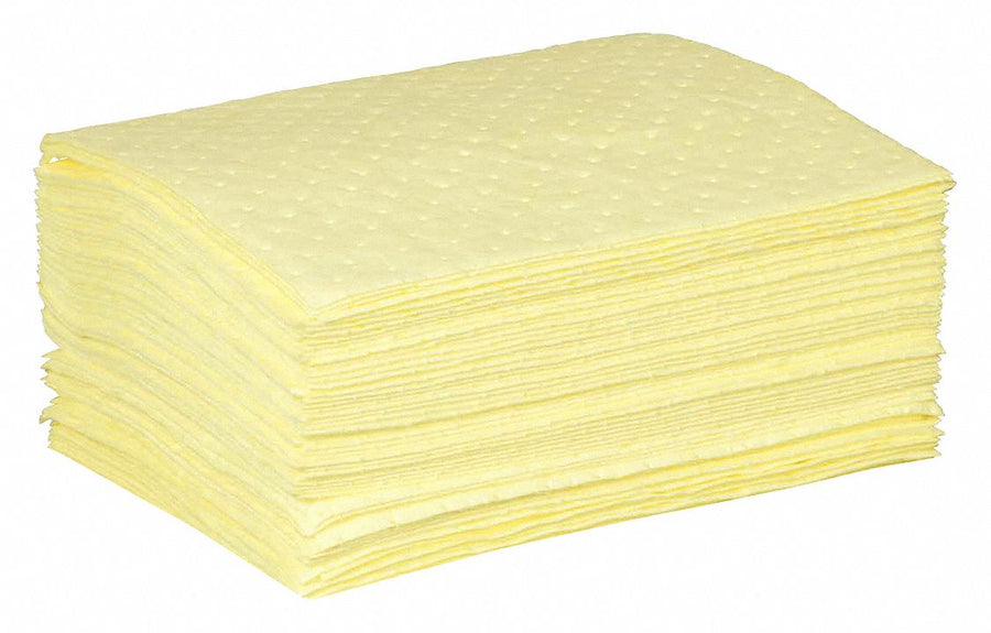 Absorbent Pad Chem/Hazmat Yellow PK50