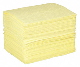Absorbent Pad Chem/Hazmat Yellow PK100