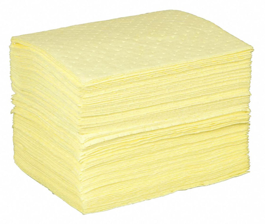 Absorbent Pad Chem/Hazmat Yellow PK100