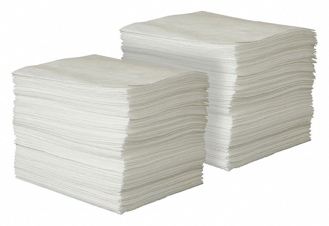 Absorb Pad Oil-Based Liquids White PK200