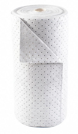 Absorbent Roll Oil-Based Liquids White