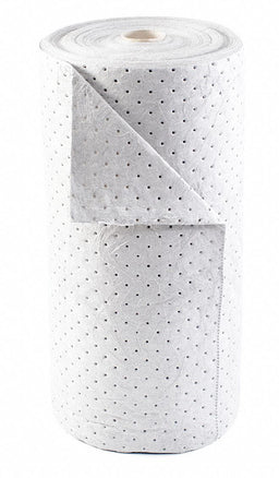 Absorbent Roll Oil-Based Liquids White
