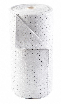 Absorbent Roll Oil-Based Liquids White