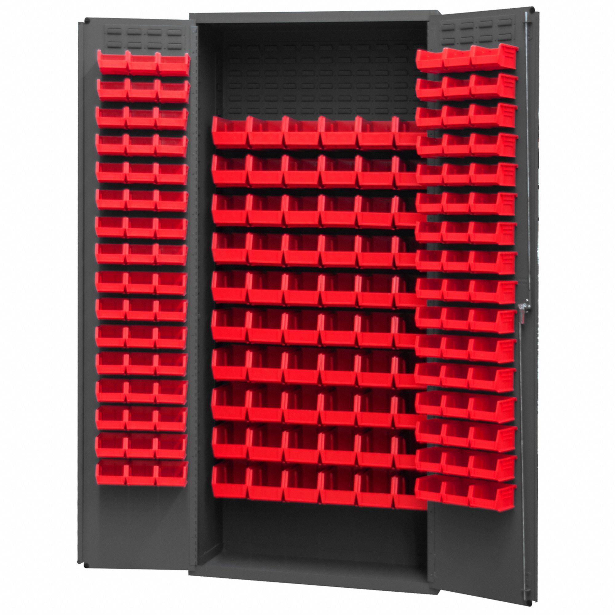 K4894 Bin Cabinet 84 x36 x18 Gray 156RedBns
