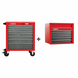 Rolling Cabinet Matte Gray 13 Drawers
