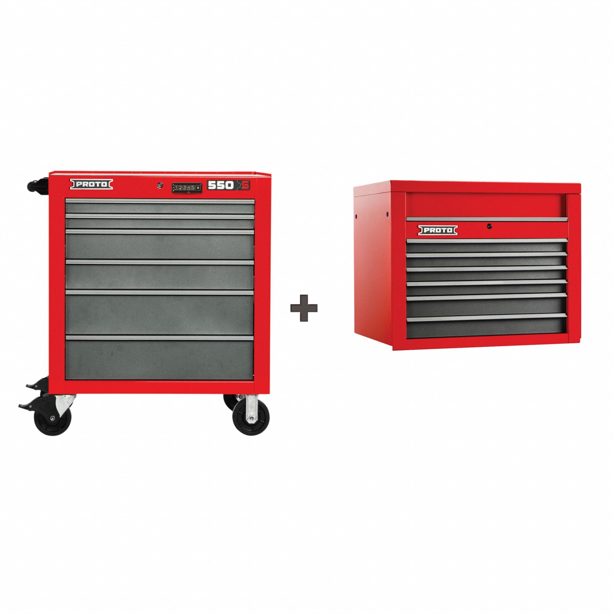 Rolling Cabinet Matte Gray 12 Drawers