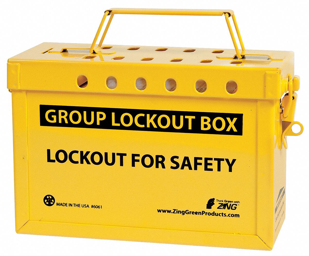 Group Lockout Box 13 Locks Max Yellow