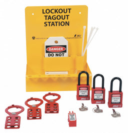 Lockout Station Filled Elctrical 3 Locks